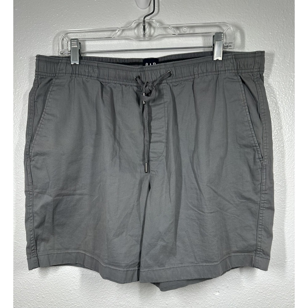 GAP Shorts Mens Extra‎ Large Gray Drawstring Casual Lightweight Pockets Summer